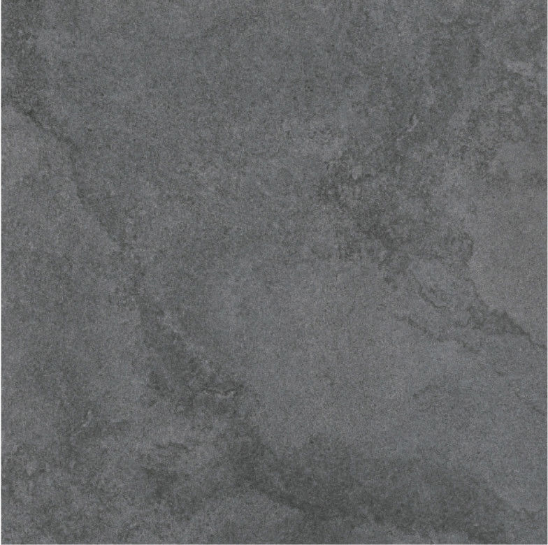 60*60cm Wear-Resistant Stone Look Porcelain  Tile  Black Color Matte Ceramic Floor Tile For living Room