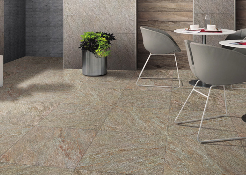 Durable Grey Marble Look Porcelain Tile , Non Slip 600x300 Floor Tiles
