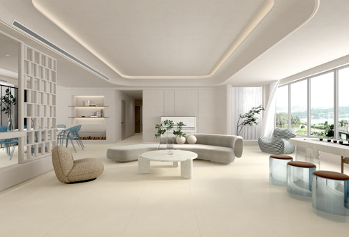 750x1500mm Soft Light Luxury Micro-cement Porcelain Slab Home Decoration Ceramic Balcony Wall Bricks Bathroom Tile
