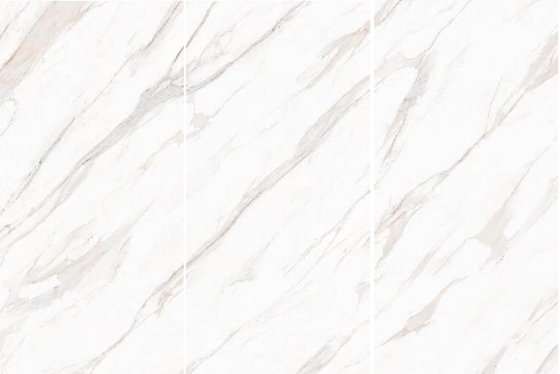 Gold Colour Marble Slab Tiles 6mm Thickness Building Decoration