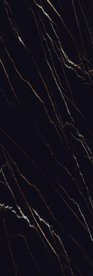 Black Gold Porcelain Slab Tile SHARON Waterproof For Wall Paving