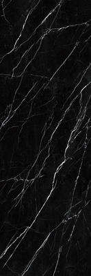 3C Marble Porcelain Wall Slabs Black Marquina Chemical Resistant