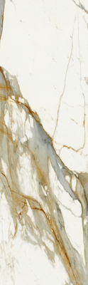 Non Slip Porcelain Slab Tile Gold Silk Exquisite Jade For Coffee Shop