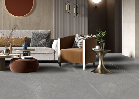 Sophistication high Durability Porcelain Cement Look Tile In Matt White