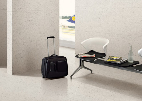 Marble Look Ceramic Floor Tile 9.5mm Thickness For Timeless Charm