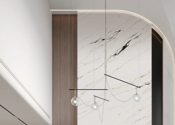 3 Pattern Indoor Porcelain Stoneware Tiles with Polished Finish