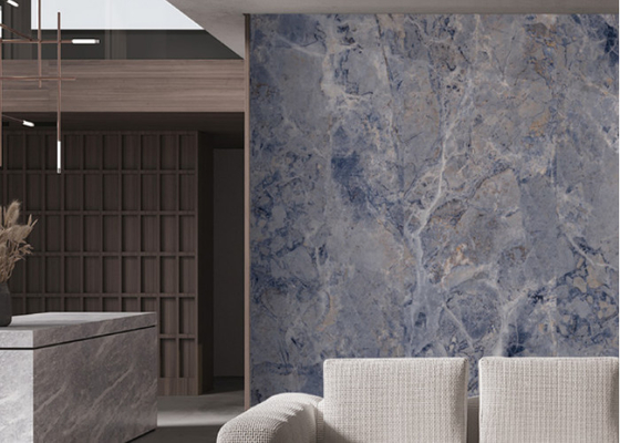 3 Pattern Indoor Porcelain Tiles Scratch Resistance 6mm Thickness