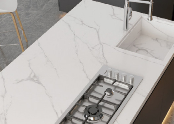Polished Indoor Porcelain Floor Tiles Scratch Resistant Easy Maintenance
