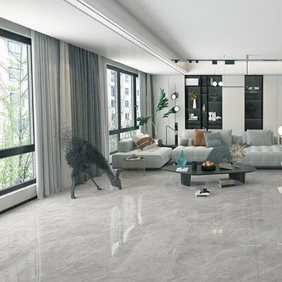 Four Pattern Grey Porcelain Tiles <0.5% Water Absorption For Stylish Indoor Spaces