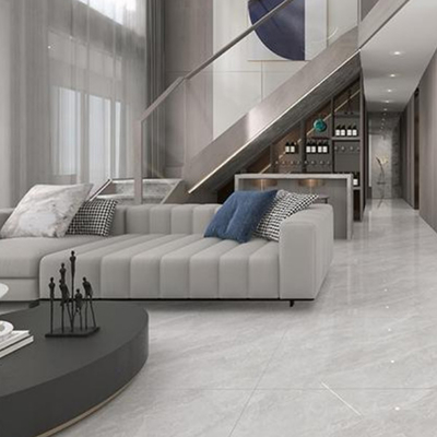 Porcelain Grey Tile Panels Stain Resistant Easy Maintenance 750*1500mm