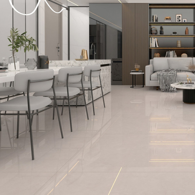 Easy Maintenance Porcelain Floor Tiles 10mm Matt Finish Stain Resistant For Indoor Living Spaces