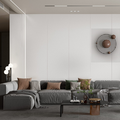 White Porcelain Tiles With 3 Patterns And Low Water Absorption