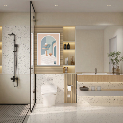 Matt Finish Indoor Porcelain Tiles Scratch And Stain Resistant For Commercial