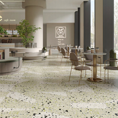 Stain And Scratch Resistant Indoor Porcelain Tile Panels Grey Random Pattern