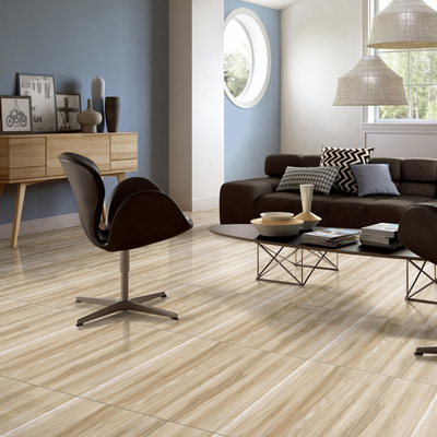 Stain Resistance Yes Polished Finish Indoor Porcelain Stoneware Tiles For Superior Flooring Performance