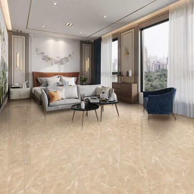Polished White Indoor Ceramic Floor Tiles for Elegant Residential Flooring