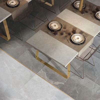 Grey Indoor Ceramic Floor Tiles With Water Absorption 0.5%