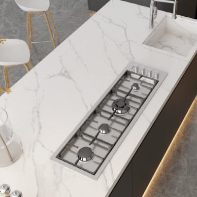 1600x3200mm Marble Look Porcelain Tile with Easy Maintenance Rectified Edge