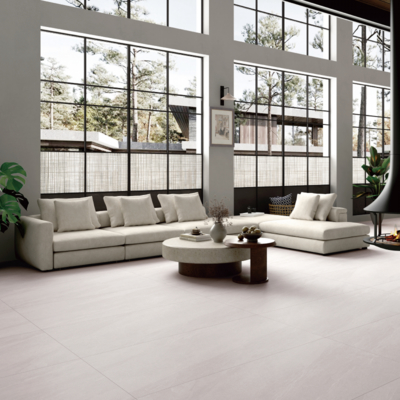 High Chemical Resistance Interior Porcelain Flooring for Flexible L/C Arrangements