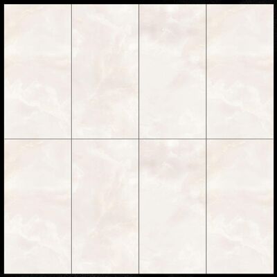 8 Random Patterns Marble Look Porcelain Tile with Less Than 0.1% Absorption Rate and High Scratch Resistance for Floor and Wall Applications