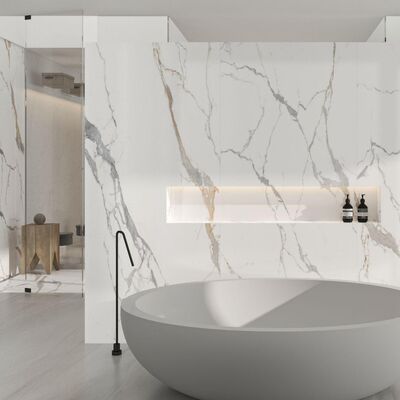 Modern Porcelain Tile Featuring High Stainresistance Suitable for Living Room Flooring and Contemporary Interior Designs