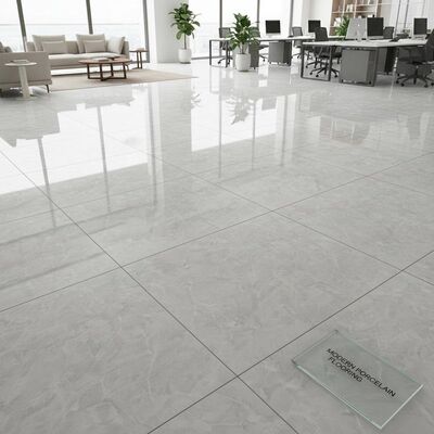 Modern style 800x800 porcelain floor tiles polished finish suitable for residential commercial and office flooring applications