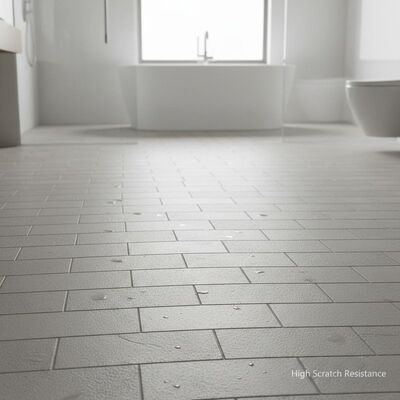 High Scratch Resistance Porcelain Bathroom Floor Tile Slightly Textured Surface Providing Slip Resistance and Stylish Flooring for Bathrooms