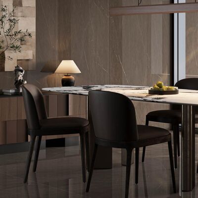 Marble Look Porcelain Kitchen Floor Tiles High Variation for Professional in Hospitality Residential and Retail Environments