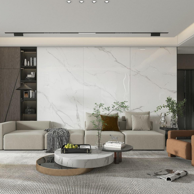Less Than 0.05 Absorption Rate Marble Look Porcelain Tile Ideal Residential Commercial Indoor Outdoor Floor Wall Surfaces