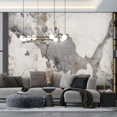 Polished Marble Look Porcelain Tile Low Absorption Rate Below 05 Percent Perfect for Living Room Flooring Durable and Beautiful Finish