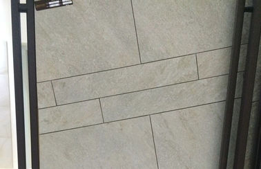 Luxury Sandstone Bathroom Floor Tiles High Hardness 3C Certification