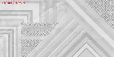 Grey Color Indoor Porcelain Tiles Tiles 40x80 Cm Size Easy To Install