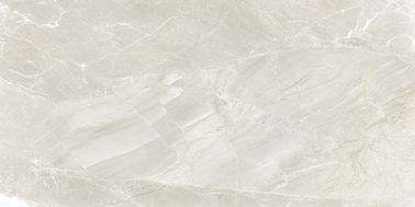 Simple Copper White Color Marble Look Porcelain Tile Heat Insulation