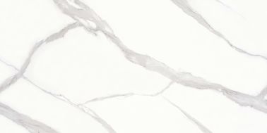 Glazed Marble Look Tile / White Marble Floor Tile Porcelanato Polished