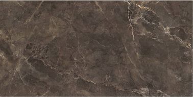 Marble Bathroom Brown Ceramic Kitchen Floor Tile / Thin Polished 90*180cm Glazed Porcelain Floor Tile