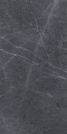 Polished 900x1800mm Living Room  Porcelain Floor Tiles Cheap Black Color Large Wall Tile