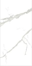Marble Look Porcelain Tile Calacatta Polished Glazed Tile 1200x2400 White Marble Indoor Tile