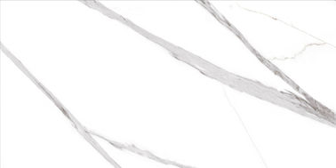 White Full Body Polished Porcelain Floor Size 750x1500 Large Format Marble Look Tile Modern Porcelain Tile