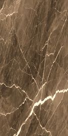 Export Quality Brown Floor Tiles Wall Tiles Ceramic Marble Look Porcelain Tile Glazed Porcelain Tile Dark Tile 90*180cm
