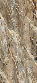 Glazed High Gloss Modern Porcelain Tiles Floor And Wall Tiles Floor Tiles Dark For Big Size Villa 1600*3600mm