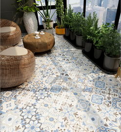 Patterned Matte Finished 8mm 8'X8' Bathroom Ceramic Tile