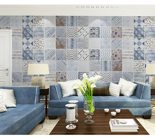 Flower Pattern Modern Design Matte 300*300mm Interior Wall Tiles