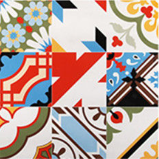 Home Decor Painted 600*600mm 30kg Handmade Bathroom Tiles