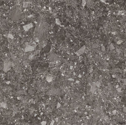 Glazed Terrazzo Rustic Porcelain Floor Tile 60x60cm For Bathroom