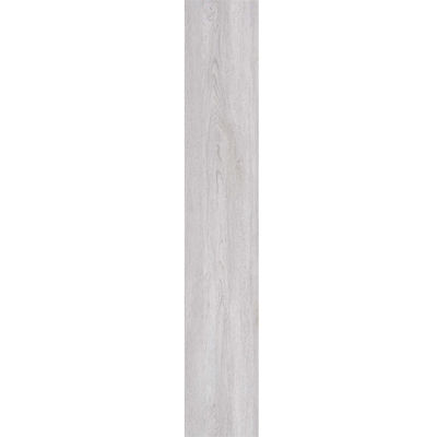 Concave Matt Indoor Porcelain Tiles Wooden Flooring Board Light Grey Color 48 X 8 Inches