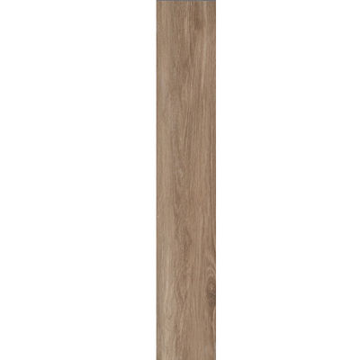 48 X 8 Inches Non Slip Indoor Porcelain Tiles Matt Surface Wood Look Brown Color